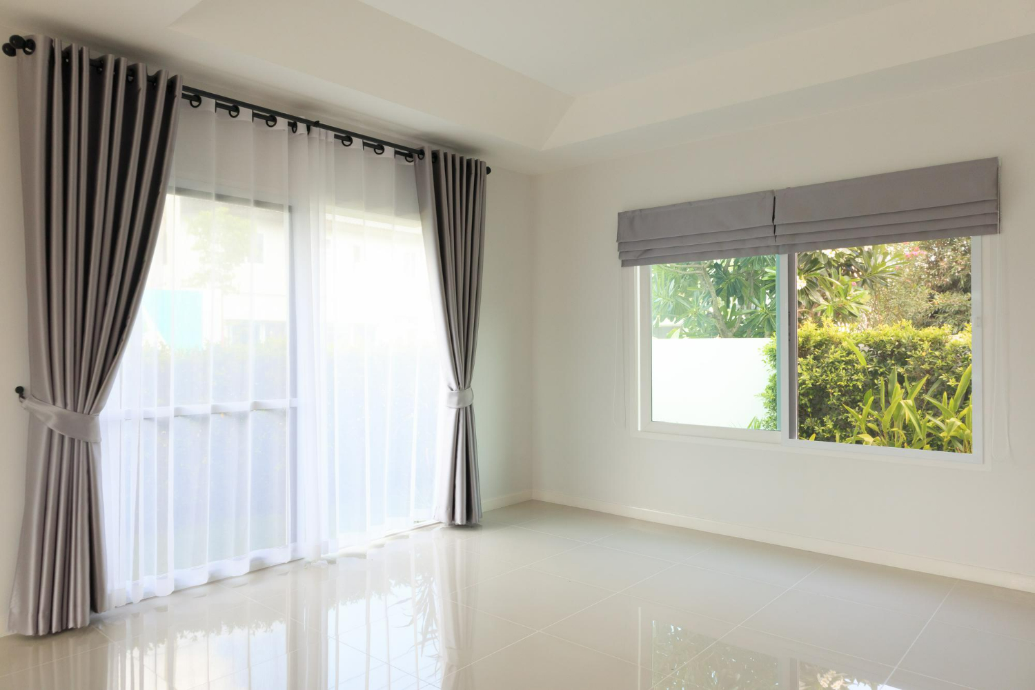Rantai penarik roller blind putih - 2